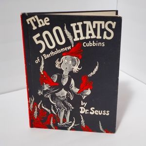 The 500 Hats of Bartholomew Cubbins by Dr.Seuss First Edition